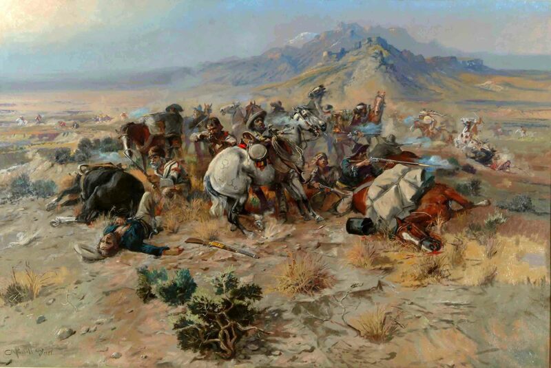The Trappers’ Last Stand Charles Marion Russell (1864-1926) Oil on canvas, 1899